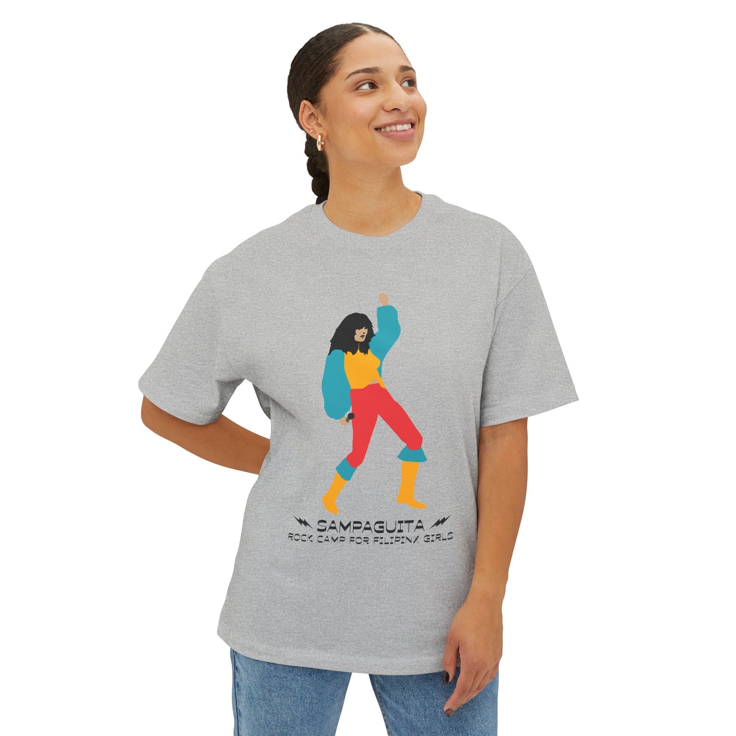 Sampaguita Rock Camp - Unisex Oversized Boxy Tee