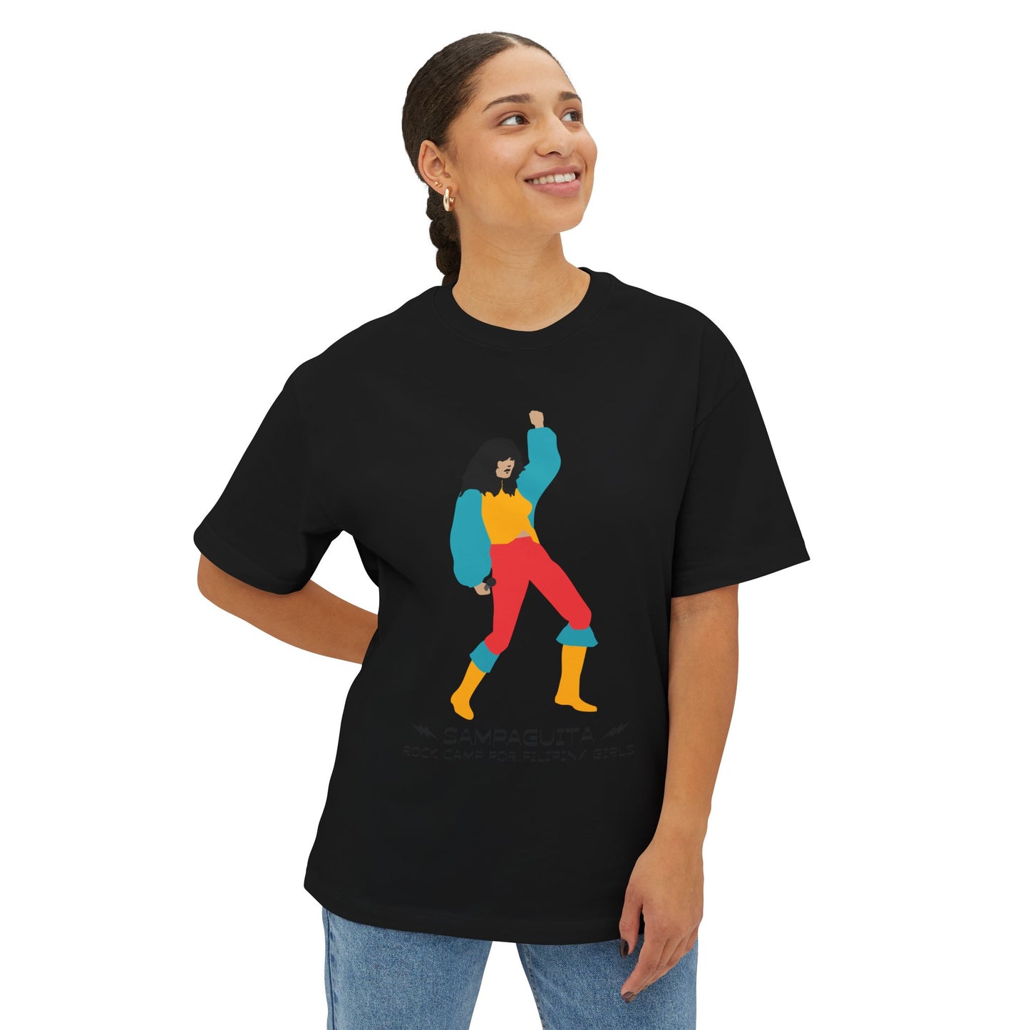 Sampaguita Rock Camp - Unisex Oversized Boxy Tee